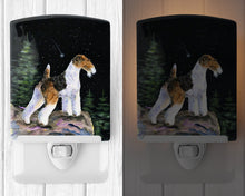 Load image into Gallery viewer, Starry Night Fox Terrier Ceramic Night Light SS8500CNL
