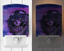Load image into Gallery viewer, Starry Night Pomeranian Ceramic Night Light SS8501CNL