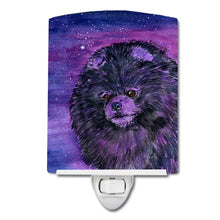 Load image into Gallery viewer, Starry Night Pomeranian Ceramic Night Light SS8501CNL