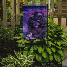 Load image into Gallery viewer, Starry Night Pomeranian Garden Flag - Outdoor Decorative Yard Flag
