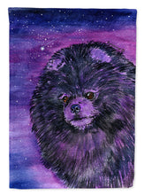 Load image into Gallery viewer, Starry Night Pomeranian Garden Flag - Outdoor Decorative Yard Flag