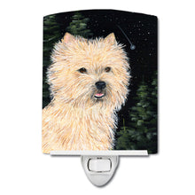 Load image into Gallery viewer, Starry Night Cairn Terrier Ceramic Night Light SS8502CNL