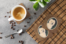 Load image into Gallery viewer, Starry Night Cairn Terrier Coasters - Set of 4 Lightweight Foam, Absorbent Drink Coasters