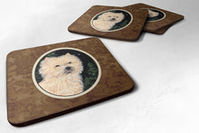 Load image into Gallery viewer, Starry Night Cairn Terrier Coasters - Set of 4 Lightweight Foam, Absorbent Drink Coasters
