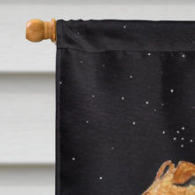 Load image into Gallery viewer, Starry Night Fox Terrier Flag Canvas House Size