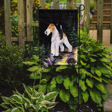 Load image into Gallery viewer, Starry Night Fox Terrier Garden Flag - Outdoor Decorative Yard Flag