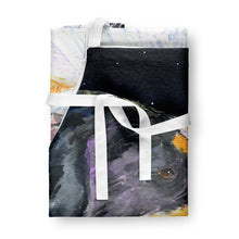 Load image into Gallery viewer, Starry Night Bernese Mountain Dog Apron – Artist-Designed Kitchen, BBQ &amp; Craft Apron