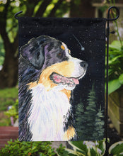 Load image into Gallery viewer, Starry Night Bernese Mountain Dog Garden Flag - Outdoor Decorative Yard Flag