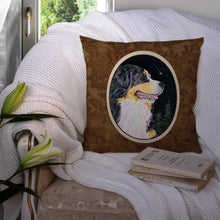 Load image into Gallery viewer, Starry Night Bernese Mountain Dog Throw Pillow - 14x14 Decorative Pillow – Art for Your Home &amp; Patio