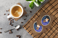 Load image into Gallery viewer, Starry Night Chihuahua Coasters - Set of 4 Lightweight Foam, Absorbent Drink Coasters