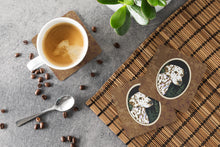 Load image into Gallery viewer, Starry Night Dalmatian Coasters - Set of 4 Lightweight Foam, Absorbent Drink Coasters