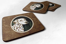 Load image into Gallery viewer, Starry Night Dalmatian Coasters - Set of 4 Lightweight Foam, Absorbent Drink Coasters
