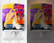 Load image into Gallery viewer, Lady with her Chihuahua Ceramic Night Light SS8521CNL