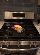 Load image into Gallery viewer, Lady with her Yorkie Oven Mitt SS8522OVMT