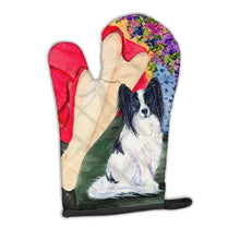 Load image into Gallery viewer, Lady with her Papillon Oven Mitt SS8523OVMT