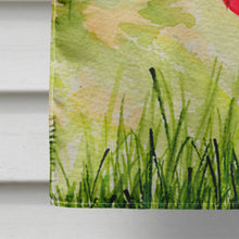 Load image into Gallery viewer, Lady with her Japanese Chin Flag Canvas House Size