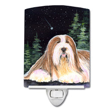 Load image into Gallery viewer, Starry Night Bearded Collie Ceramic Night Light SS8529CNL