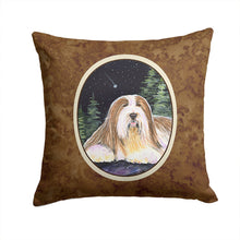 Load image into Gallery viewer, Starry Night Bearded Collie Throw Pillow - 14x14 Decorative Pillow – Art for Your Home &amp; Patio