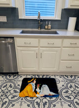 Load image into Gallery viewer, Lady with her Maltese Machine Washable Memory Foam Mat SS8537RUG