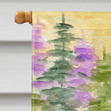 Load image into Gallery viewer, Lady driving with her Pomeranian Flag Canvas House Size