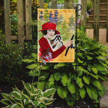 Load image into Gallery viewer, Lady driving with her Shih Tzu Garden Flag - Outdoor Decorative Yard Flag