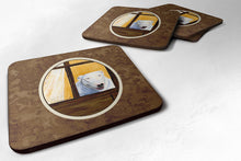 Load image into Gallery viewer, Bull Terrier Coasters - Set of 4 Lightweight Foam, Absorbent Drink Coasters