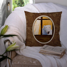 Load image into Gallery viewer, Bull Terrier Throw Pillow - 14x14 Decorative Pillow – Art for Your Home &amp; Patio