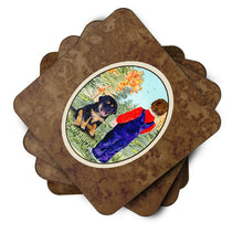 Load image into Gallery viewer, Tibetan Mastiff Coasters - Set of 4 Lightweight Foam, Absorbent Drink Coasters
