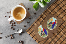 Load image into Gallery viewer, Tibetan Mastiff Coasters - Set of 4 Lightweight Foam, Absorbent Drink Coasters