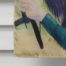 Load image into Gallery viewer, Lady driving with her Briard Flag Canvas House Size