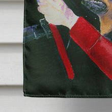 Load image into Gallery viewer, Lady driving with her Rottweiler Flag Canvas House Size