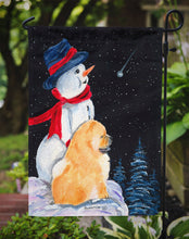 Load image into Gallery viewer, Snowman with Chow Chow Garden Flag - Outdoor Decorative Yard Flag