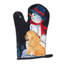 Load image into Gallery viewer, Snowman with Chow Chow Oven Mitt SS8554OVMT