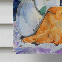 Load image into Gallery viewer, Snowman with Lakeland Terrier Flag Canvas House Size
