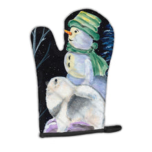 Load image into Gallery viewer, Snowman with Keeshond Oven Mitt SS8557OVMT