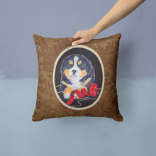 Load image into Gallery viewer, Bernese Mountain Dog Throw Pillow - 14x14 Decorative Pillow – Art for Your Home &amp; Patio