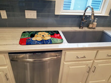 Load image into Gallery viewer, Golden Retriever Dish Drying Mat – Absorbent, Artistic Kitchen Essentials SS8580DDM