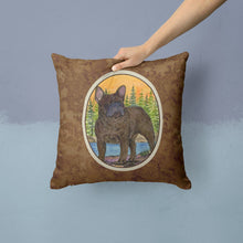 Load image into Gallery viewer, French Bulldog Throw Pillow - 14x14 Decorative Pillow – Art for Your Home &amp; Patio