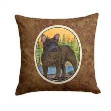 Load image into Gallery viewer, French Bulldog Throw Pillow - 14x14 Decorative Pillow – Art for Your Home &amp; Patio