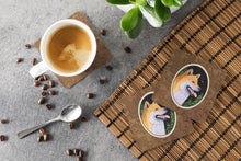 Load image into Gallery viewer, Shiba Inu Coasters - Set of 4 Lightweight Foam, Absorbent Drink Coasters