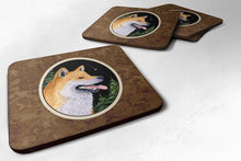 Load image into Gallery viewer, Shiba Inu Coasters - Set of 4 Lightweight Foam, Absorbent Drink Coasters