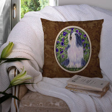 Load image into Gallery viewer, Bearded Collie Throw Pillow - 14x14 Decorative Pillow – Art for Your Home &amp; Patio