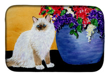 Load image into Gallery viewer, Cat - Ragdoll Dish Drying Mat – Absorbent, Artistic Kitchen Essentials SS8604DDM