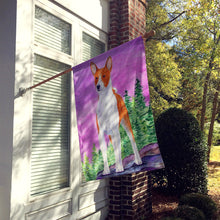 Load image into Gallery viewer, Basenji Flag Canvas House Size
