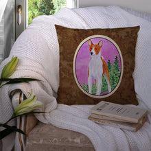 Load image into Gallery viewer, Basenji Throw Pillow - 14x14 Decorative Pillow – Art for Your Home &amp; Patio