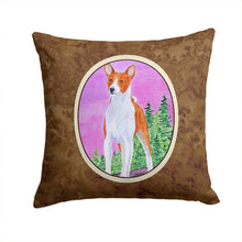 Load image into Gallery viewer, Basenji Throw Pillow - 14x14 Decorative Pillow – Art for Your Home &amp; Patio