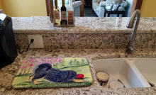 Load image into Gallery viewer, Tibetan Mastiff Dish Drying Mat – Absorbent, Artistic Kitchen Essentials SS8612DDM