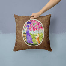 Load image into Gallery viewer, Corgi Throw Pillow - 14x14 Decorative Pillow – Art for Your Home &amp; Patio