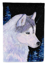 Load image into Gallery viewer, Siberian Husky Flag Canvas House Size