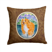 Load image into Gallery viewer, Nova Scotia Duck Toller Throw Pillow - 14x14 Decorative Pillow – Art for Your Home &amp; Patio